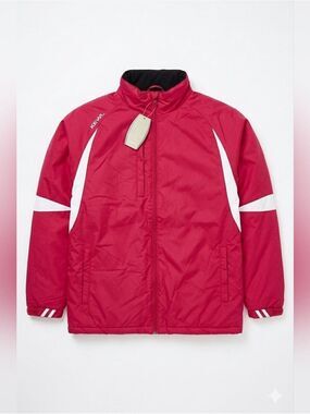 Kewl Nose Bleed Red and White Insulated Team Travel Winter Jacket, NWT, Small